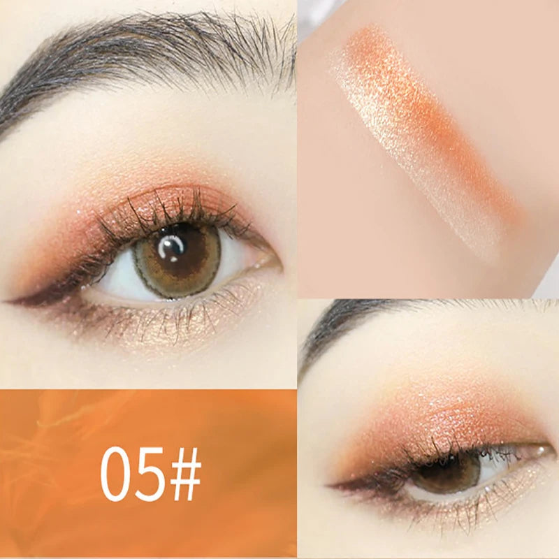 Double Color Glitter Eye shadow Stick Pencil Eyeshadow Makeup Waterproof Bicolor Shimmer Cosmetics Beauty Makeup Tool - Lambert One Stop Store