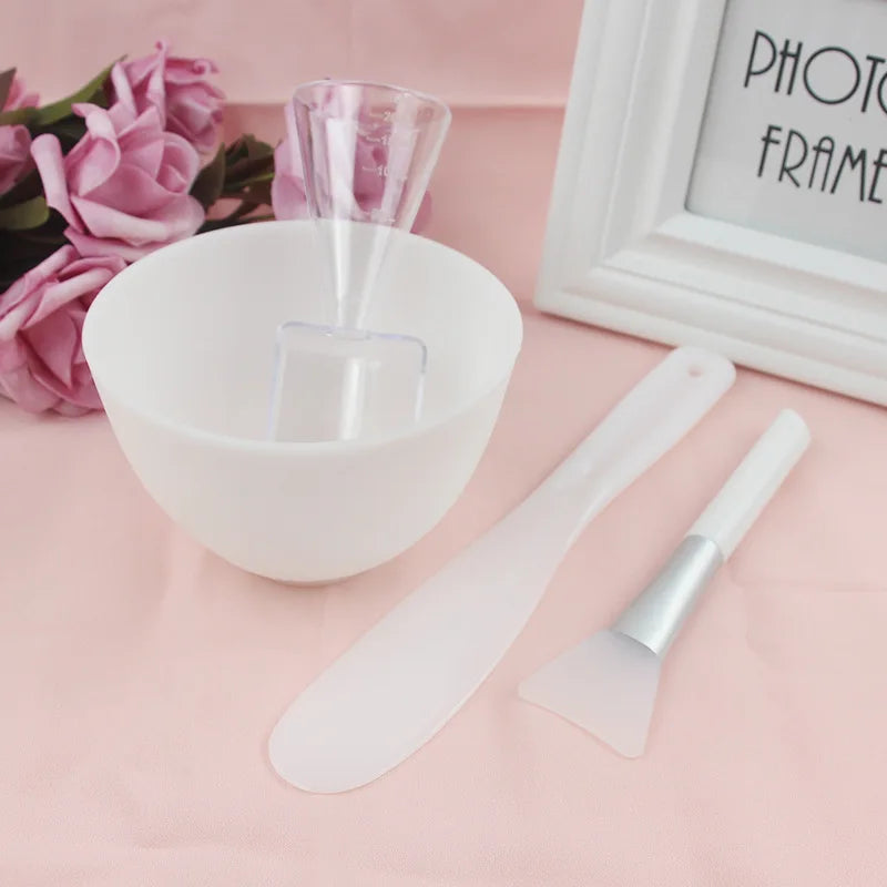 DIY Face Mask Mixing Bowl Set Mixing Tool with Silicone Mask Bowl Makeup Brushes Spatula Beauty Skin Care Beauty Health - Lambert One Stop Store