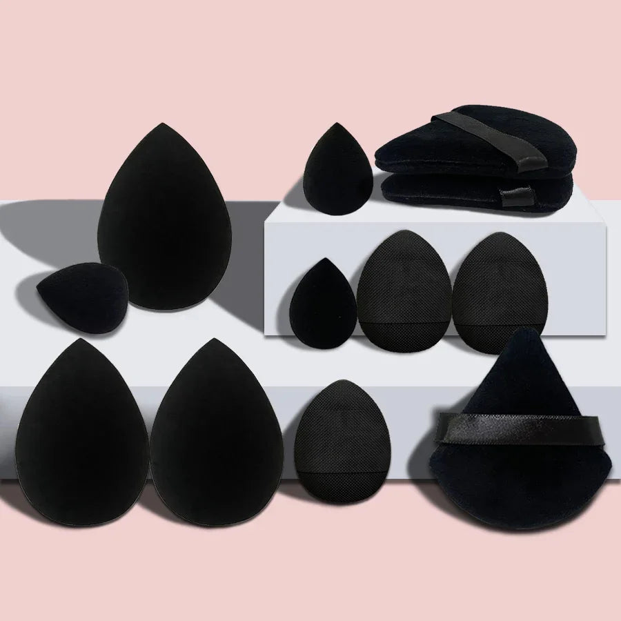 12pcs Makeup Sponge Blender Beauty Egg Soft Cosmetic Puff Foundation Sponges Powder Puff Women Make Up Accessories Beauty Tools - Lambert One Stop Store