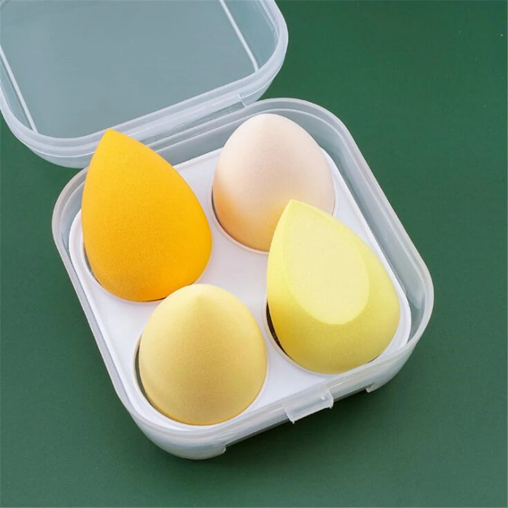 4/8pcs Makeup Sponge Blender Beauty Egg Cosmetic Puff Soft Foundation Sponges Powder Puff Women Make Up Accessories Beauty Tools - Lambert One Stop Store