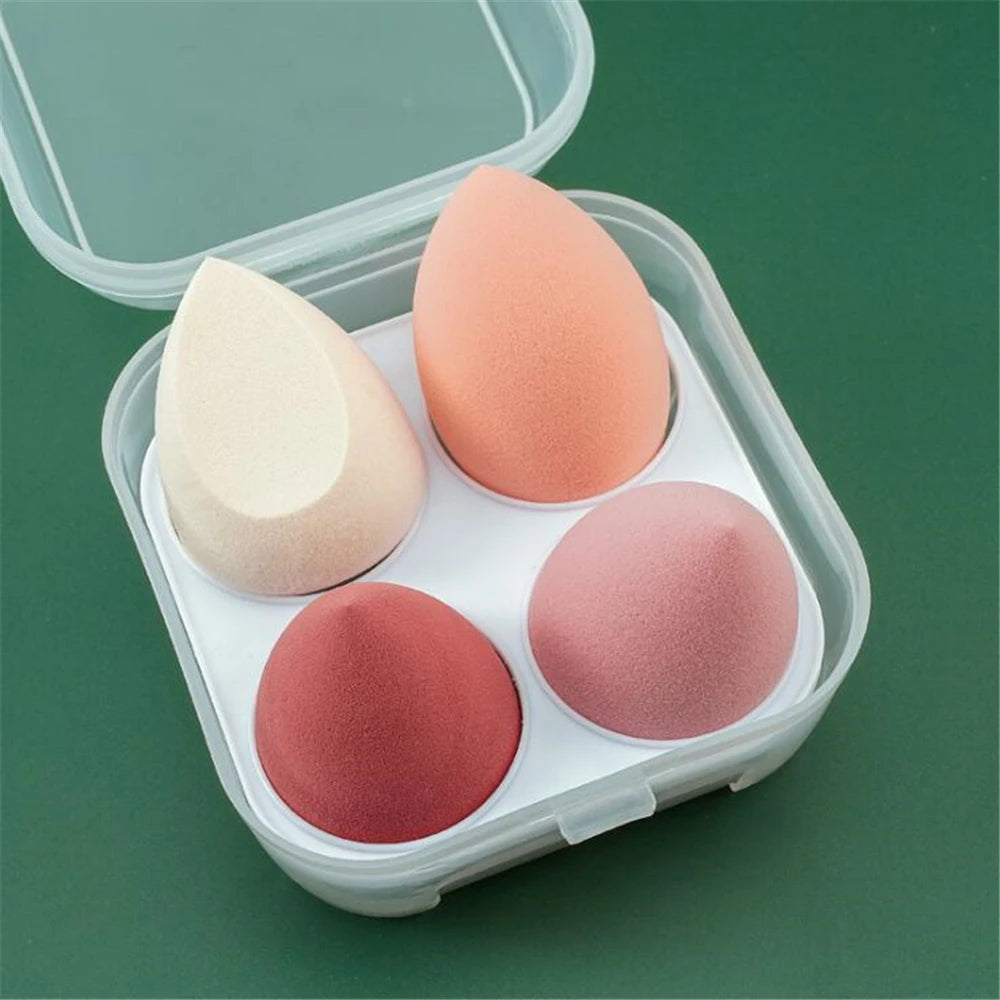 4/8pcs Makeup Sponge Blender Beauty Egg Cosmetic Puff Soft Foundation Sponges Powder Puff Women Make Up Accessories Beauty Tools - Lambert One Stop Store