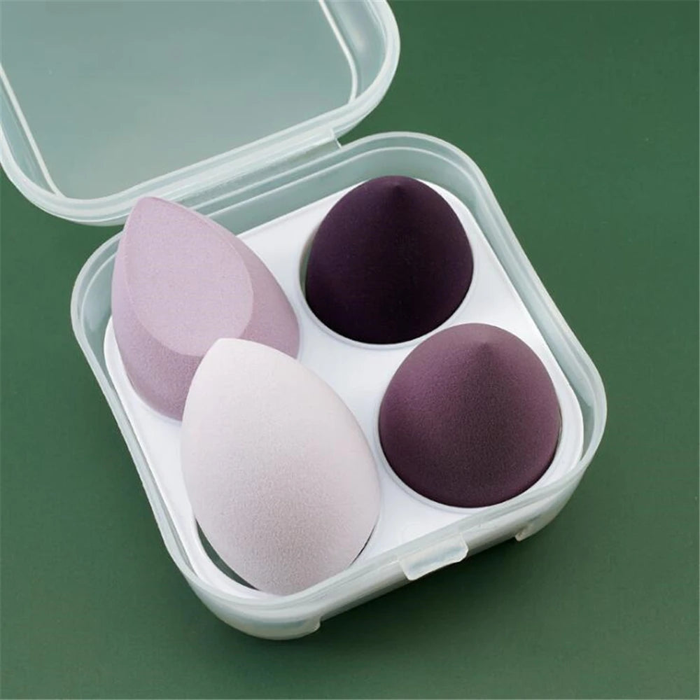 4/8pcs Makeup Sponge Blender Beauty Egg Cosmetic Puff Soft Foundation Sponges Powder Puff Women Make Up Accessories Beauty Tools - Lambert One Stop Store