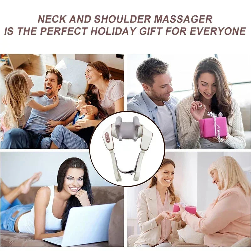 Neck Shoulder Massager 26W Winding Massager Multifunctional Neck Beauty Instrument